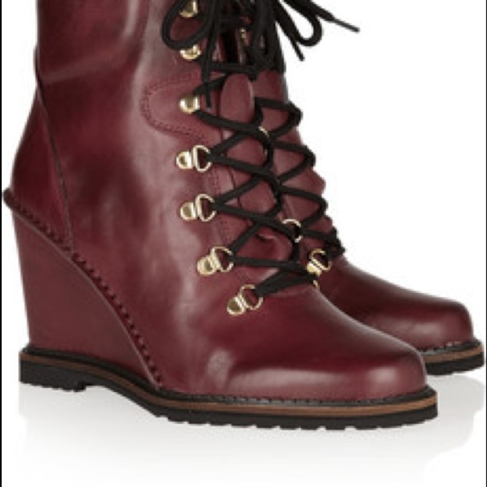 Diane VonFurstenberg Sapna Wedge Boot. NEW!